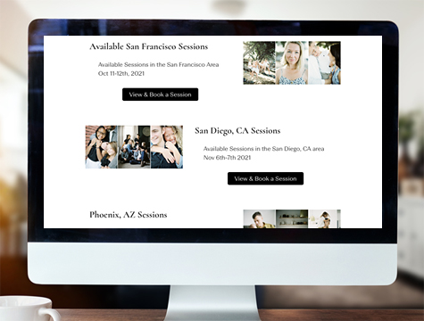 Session Booking Photo Session Booking Services